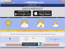 Tablet Screenshot of meteo-chamrousse.com